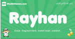 Rayhan arabic boys name and meaning, quranic boys name Rayhan