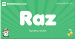 Raz arabic boys name and meaning, quranic boys name Raz