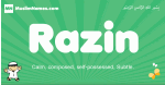 Razin arabic boys name and meaning, quranic boys name Razin