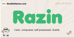 Razin muslim boys name and meaning, islamic boys name Razin