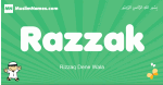 Razzak arabic boys name and meaning, quranic boys name Razzak