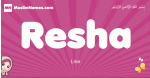 Resha arabic girls name and meaning, muslim girl name Resha