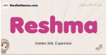 Reshma muslim girls name and meaning, islamic girls name Reshma
