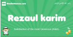 Rezaul-karim arabic boys name and meaning, quranic boys name Rezaul-karim