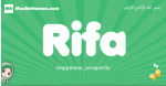 Rifa arabic girl name and meaning, quranic girls name Rifa