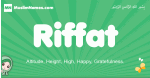 Riffat arabic girl name and meaning, quranic girls name Riffat