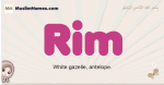 Rim muslim girls name and meaning, islamic girls name Rim