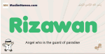 Rizawan muslim boys name and meaning, islamic boys name Rizawan