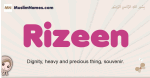 Rizeen muslim girls name and meaning, islamic girls name Rizeen