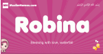 Robina arabic girls name and meaning, muslim girl name Robina