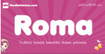 Roma arabic girls name and meaning, muslim girl name Roma