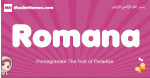 Romana arabic girls name and meaning, muslim girl name Romana
