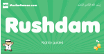 Rushdam arabic boys name and meaning, quranic boys name Rushdam