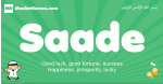 Saade arabic boys name and meaning, quranic boys name Saade