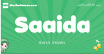 Saaida arabic girl name and meaning, quranic girls name Saaida