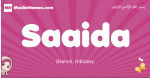 Saaida arabic girls name and meaning, muslim girl name Saaida