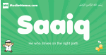 Saaiq arabic boys name and meaning, quranic boys name Saaiq