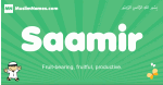 Saamir arabic boys name and meaning, quranic boys name Saamir