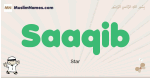 Saaqib muslim boys name and meaning, islamic boys name Saaqib