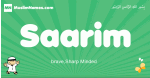 Saarim arabic boys name and meaning, quranic boys name Saarim