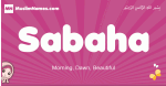 Sabaha arabic girls name and meaning, muslim girl name Sabaha