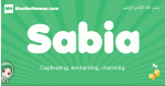 Sabia arabic girl name and meaning, quranic girls name Sabia