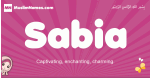 Sabia arabic girls name and meaning, muslim girl name Sabia