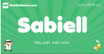 Sabiell arabic boys name and meaning, quranic boys name Sabiell