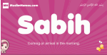 Sabih arabic girls name and meaning, quranic girls name Sabih