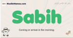 Sabih muslim boys name and meaning, islamic boys name Sabih