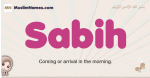 Sabih muslim girls name and meaning, islamic girls name Sabih
