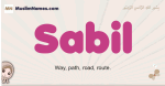 Sabil muslim girls name and meaning, islamic girls name Sabil