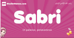 Sabri arabic girls name and meaning, quranic girls name Sabri