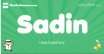 Sadin arabic boys name and meaning, quranic boys name Sadin