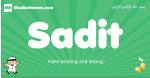 Sadit arabic boys name and meaning, quranic boys name Sadit