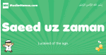 Saeed-uz-zaman arabic boys name and meaning, quranic boys name Saeed-uz-zaman