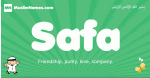 Safa arabic boys name and meaning, quranic boys name Safa