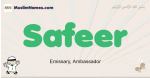 Safeer muslim boys name and meaning, islamic boys name Safeer