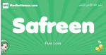 Safreen arabic girl name and meaning, quranic girls name Safreen