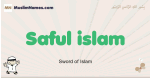 Saful-islam muslim boys name and meaning, islamic boys name Saful-islam