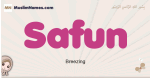 Safun muslim girls name and meaning, islamic girls name Safun