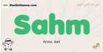 Sahm muslim boys name and meaning, islamic boys name Sahm