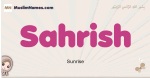 Sahrish muslim girls name and meaning, islamic girls name Sahrish