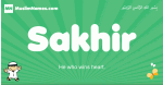 Sakhir arabic boys name and meaning, quranic boys name Sakhir