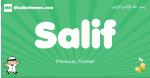 Salif arabic boys name and meaning, quranic boys name Salif