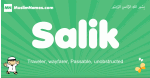 Salik arabic boys name and meaning, quranic boys name Salik