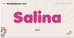 Salina muslim girls name and meaning, islamic girls name Salina