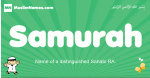 Samurah arabic boys name and meaning, quranic boys name Samurah