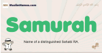 Samurah muslim boys name and meaning, islamic boys name Samurah