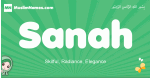 Sanah arabic girl name and meaning, quranic girls name Sanah
